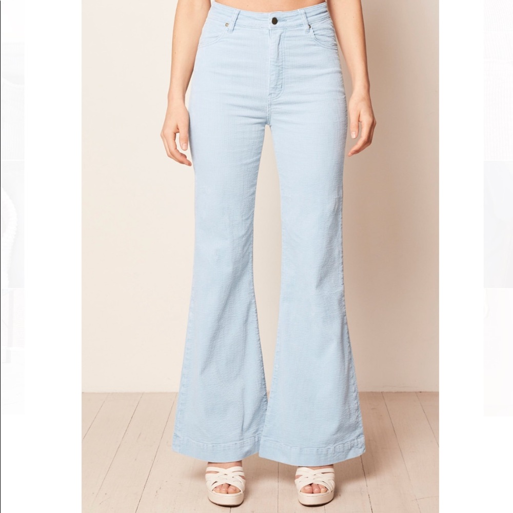 Rolla’s Eastcoast Flare Cords in Baby Blue | Sz 24